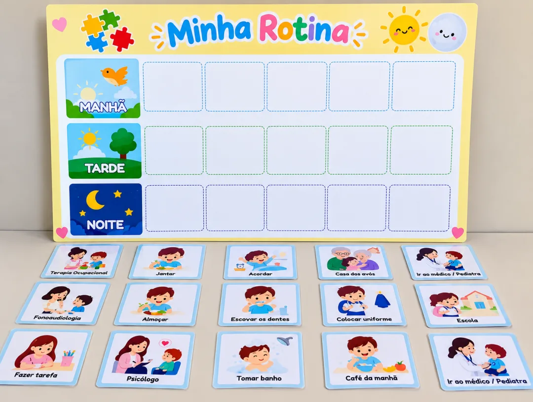 Quadro de Rotina Diária em PDF - Educação Infantil — imagem 4