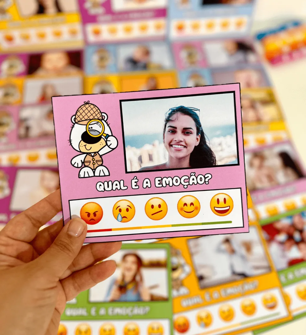 Qual é a Emoção? - 20 Fichas para Educação Especial em PDF — imagem 2