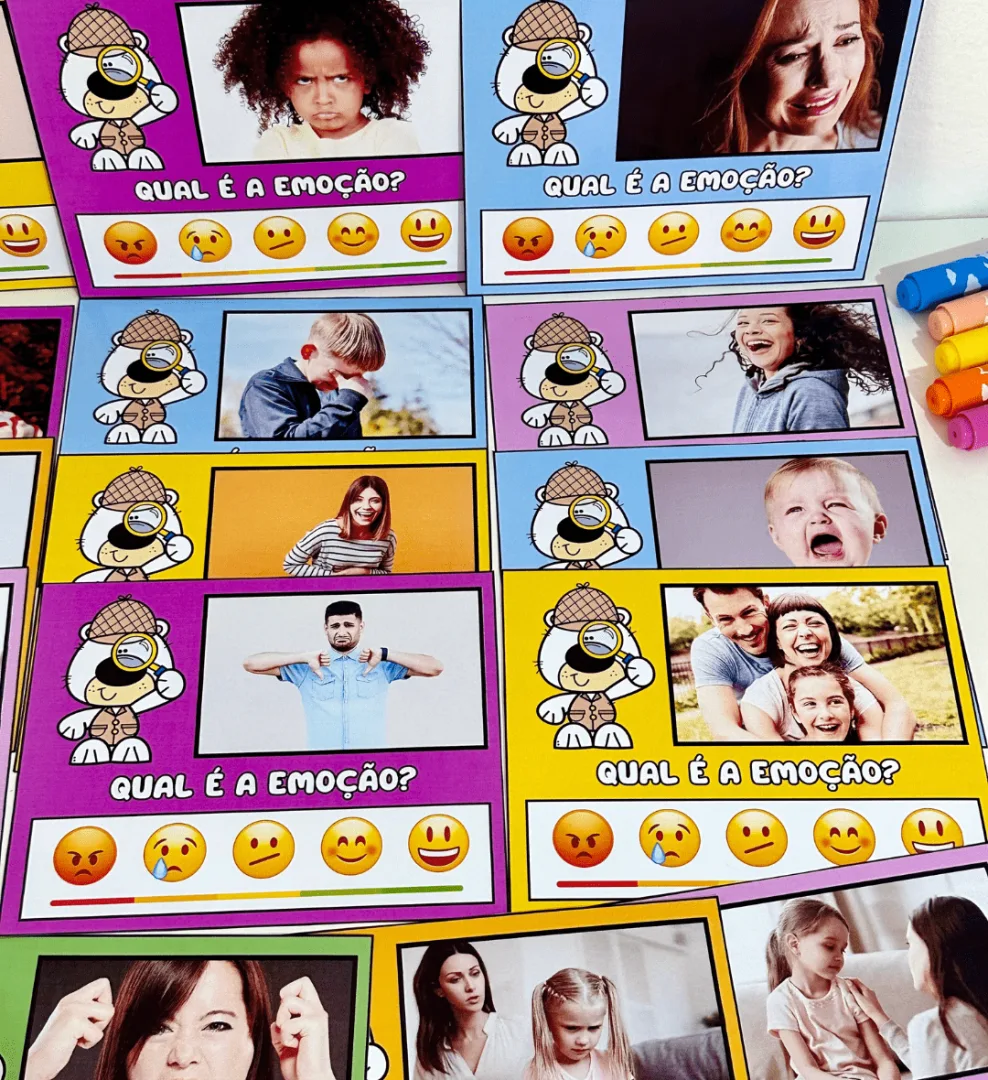 Qual é a Emoção? - 20 Fichas para Educação Especial em PDF — imagem 3