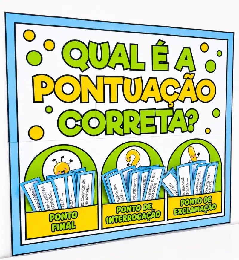 Qual é a Pontuação Correta? | Atividade de português em PDF — imagem 4