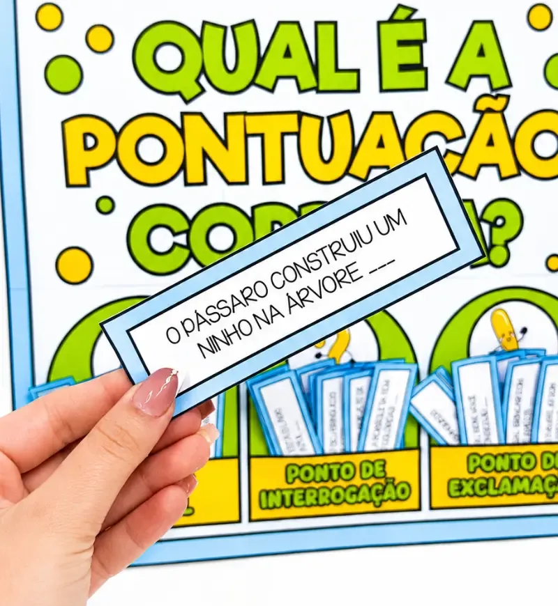 Qual é a Pontuação Correta? | Atividade de português em PDF — imagem 5