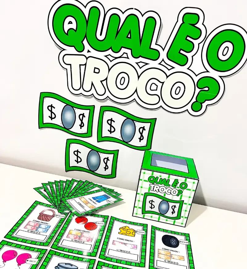 Qual é o Troco? | Atividade Matemática em PDF — imagem 2