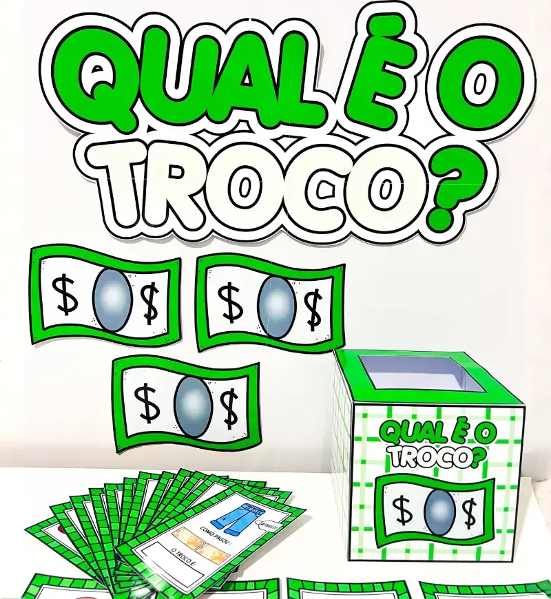 Qual é o Troco? | Atividade Matemática em PDF — imagem 3