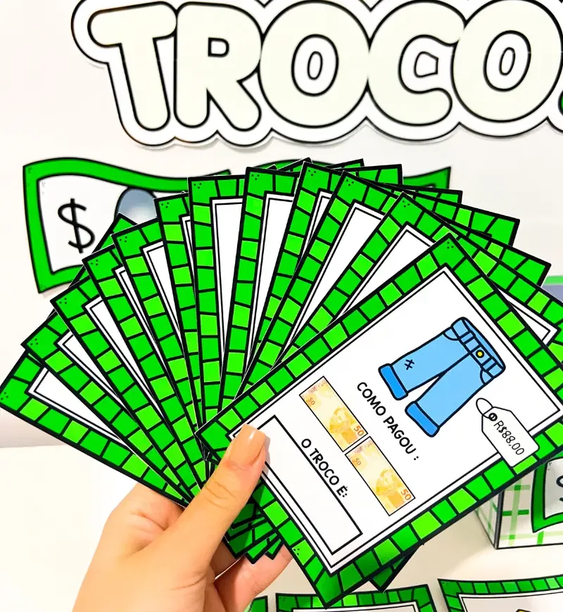 Qual é o Troco? | Atividade Matemática em PDF — imagem 4