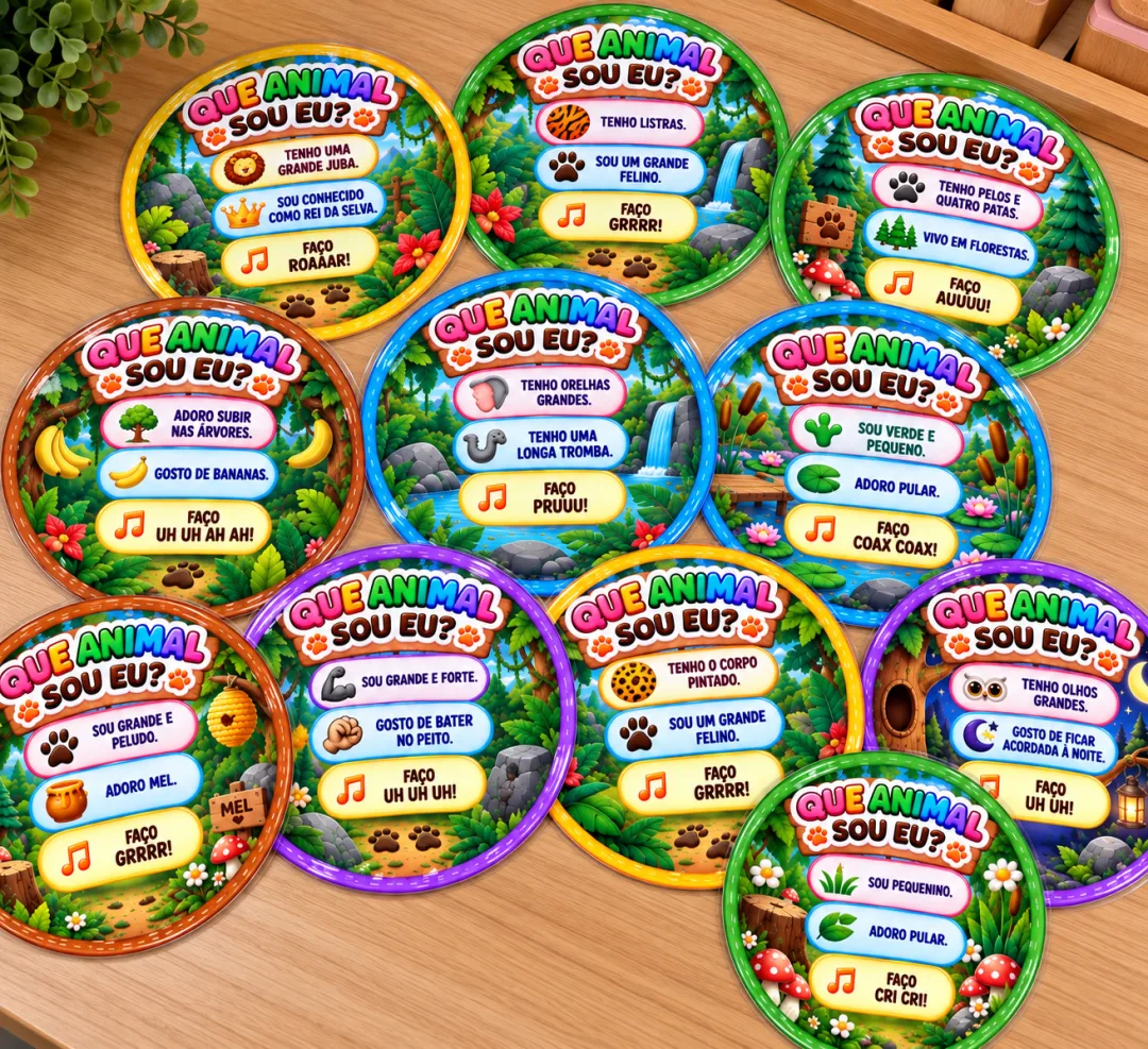 Imitando os Animais - Que Animal Sou Eu? – Educação Infantil - Arquivo Digital - Jogos — imagem 3
