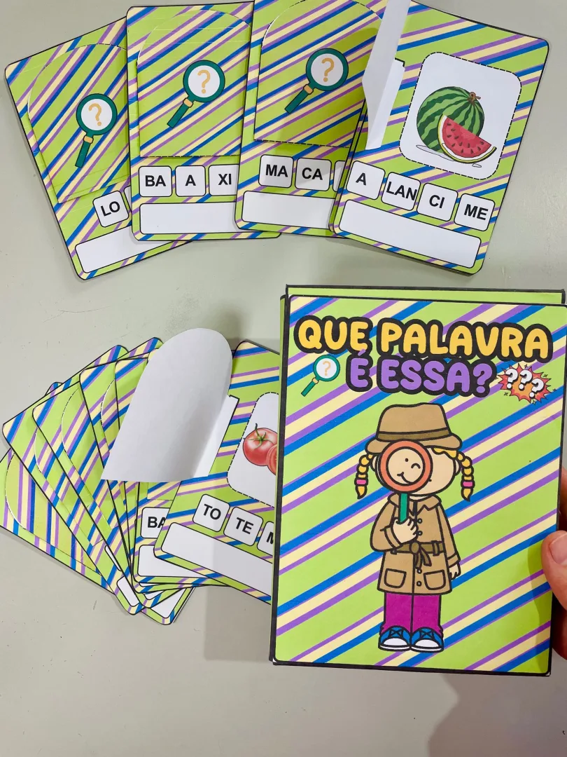 Que Palavra É Essa? — Fichas de Formação de Palavras para Alfabetização — imagem 2