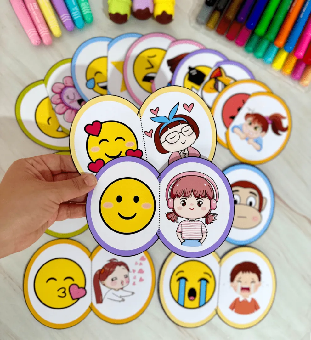 Quebra-Cabeça das Emoções - PDF para Educação Especial - 20 Fichas — imagem 5