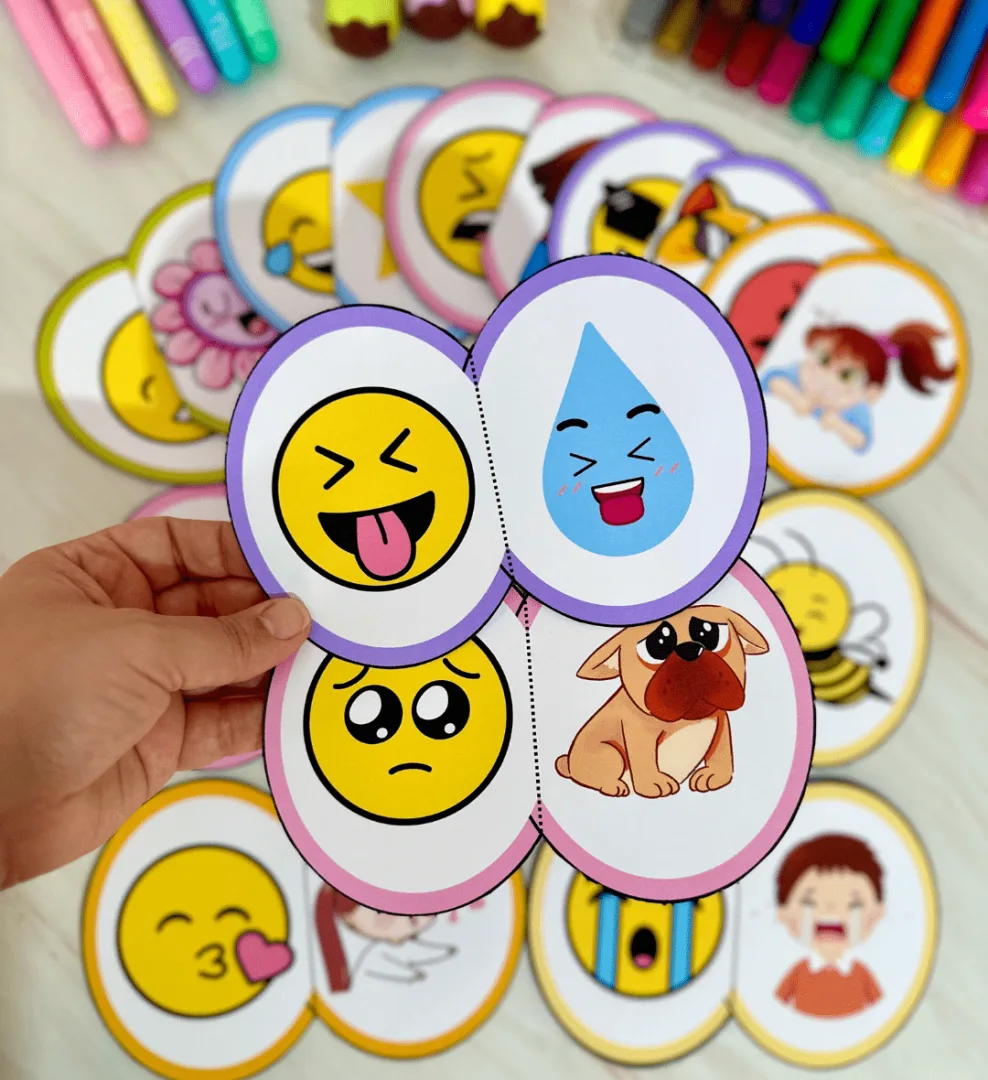 Quebra-Cabeça das Emoções - PDF para Educação Especial - 20 Fichas — imagem 7