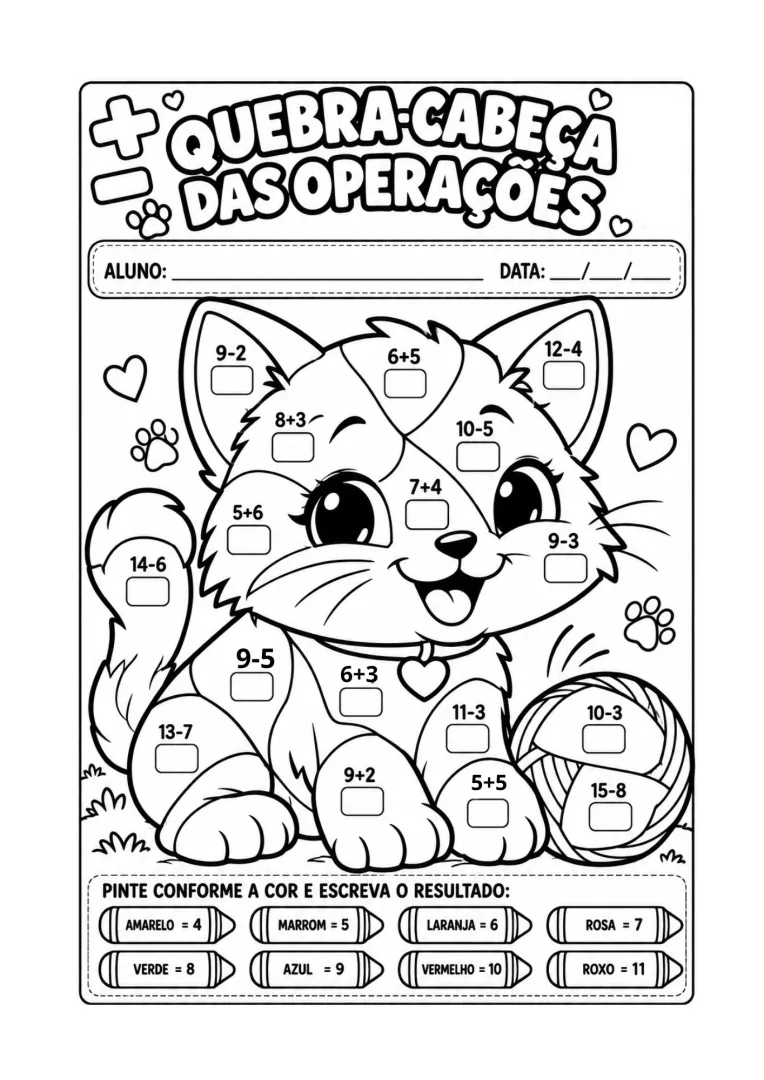 Apostila Quebra Cabeça das Operações 1º ao 3º Ano em PDF — imagem 3
