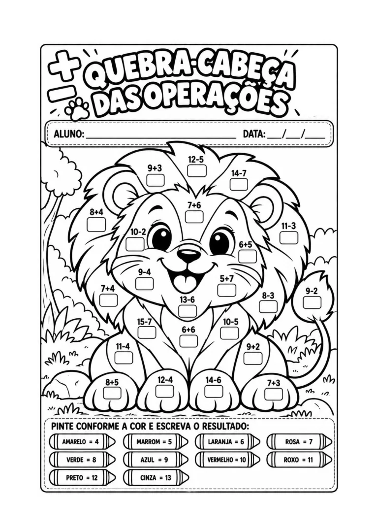 Apostila Quebra Cabeça das Operações 1º ao 3º Ano em PDF — imagem 4