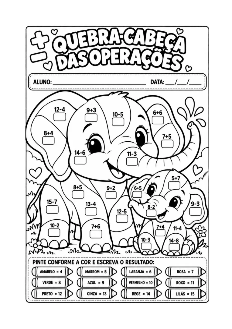 Apostila Quebra Cabeça das Operações 1º ao 3º Ano em PDF — imagem 5