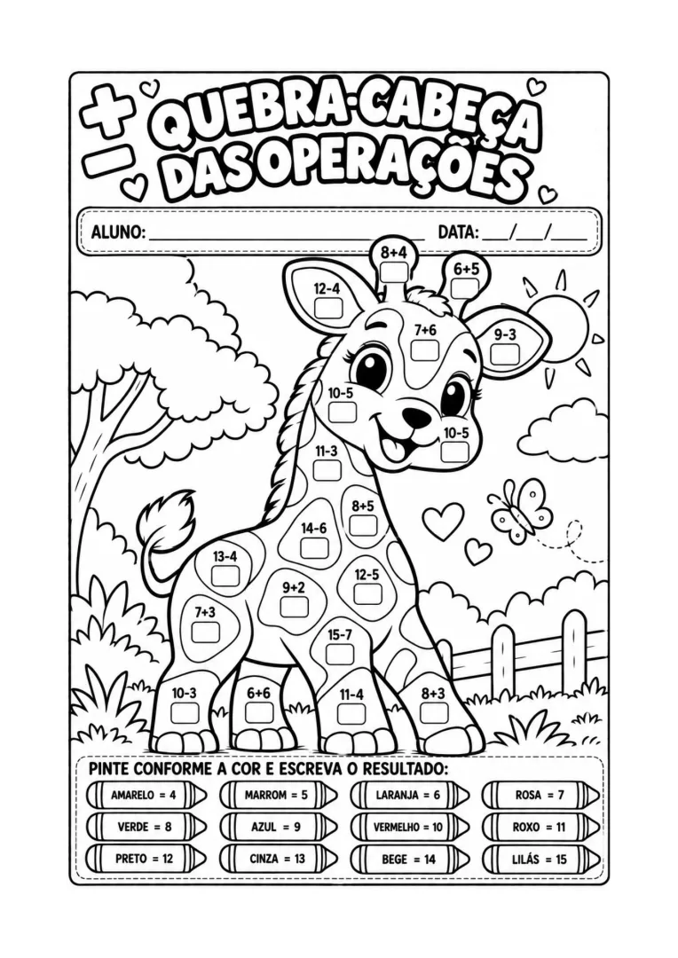 Apostila Quebra Cabeça das Operações 1º ao 3º Ano em PDF — imagem 6