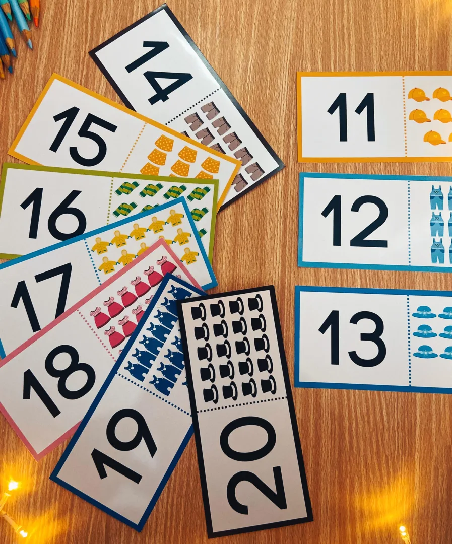Quebra-Cabeça Numerais de 0 a 20 PDF - Números e Quantidades para Educação Infantil — imagem 3
