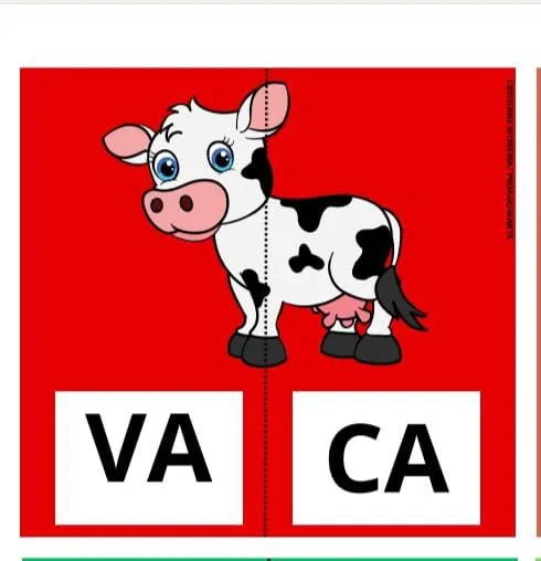 Quebra - cabeça silábico alfabético PDF 1º e 2º ano — imagem 4