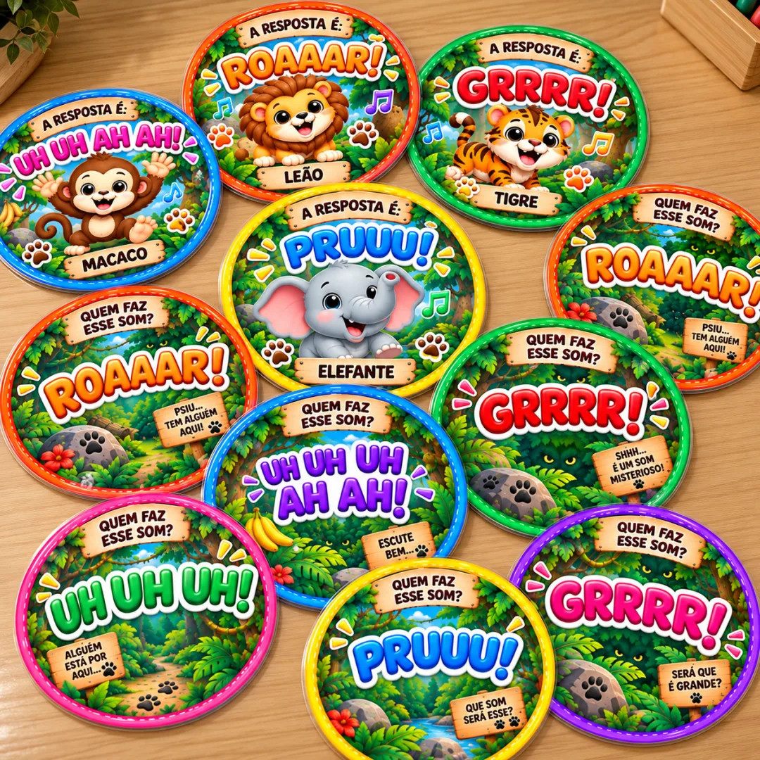 Imitando os Animais - Quem Faz Esse Som? – Educação Infantil - Arquivo Digital - Jogo — imagem 3