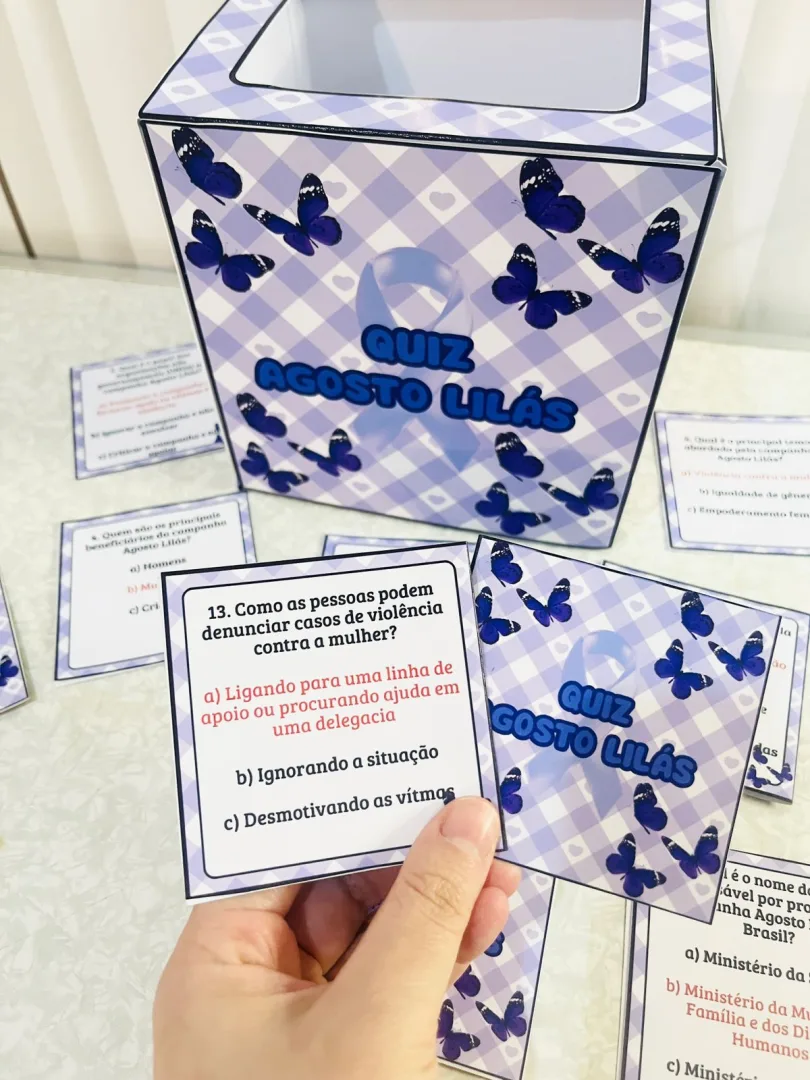 QUIZ: AGOSTO LILÁS - CONHECIMENTOS GERAIS — imagem 2