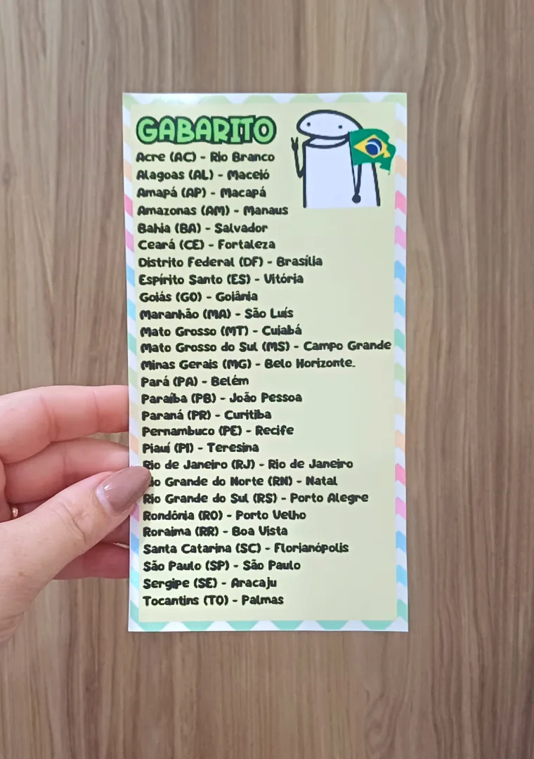 QUIZ DAS CAPITAIS DO BRASIL — imagem 3