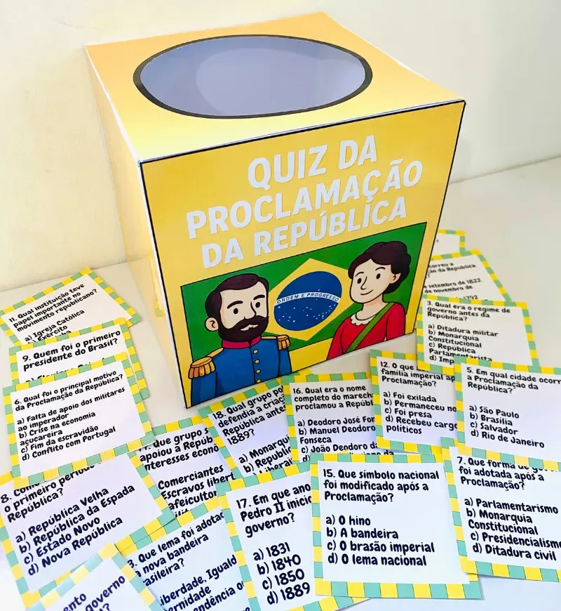 Quiz Proclamação da República PDF 24 perguntas Anos Iniciais — imagem 5