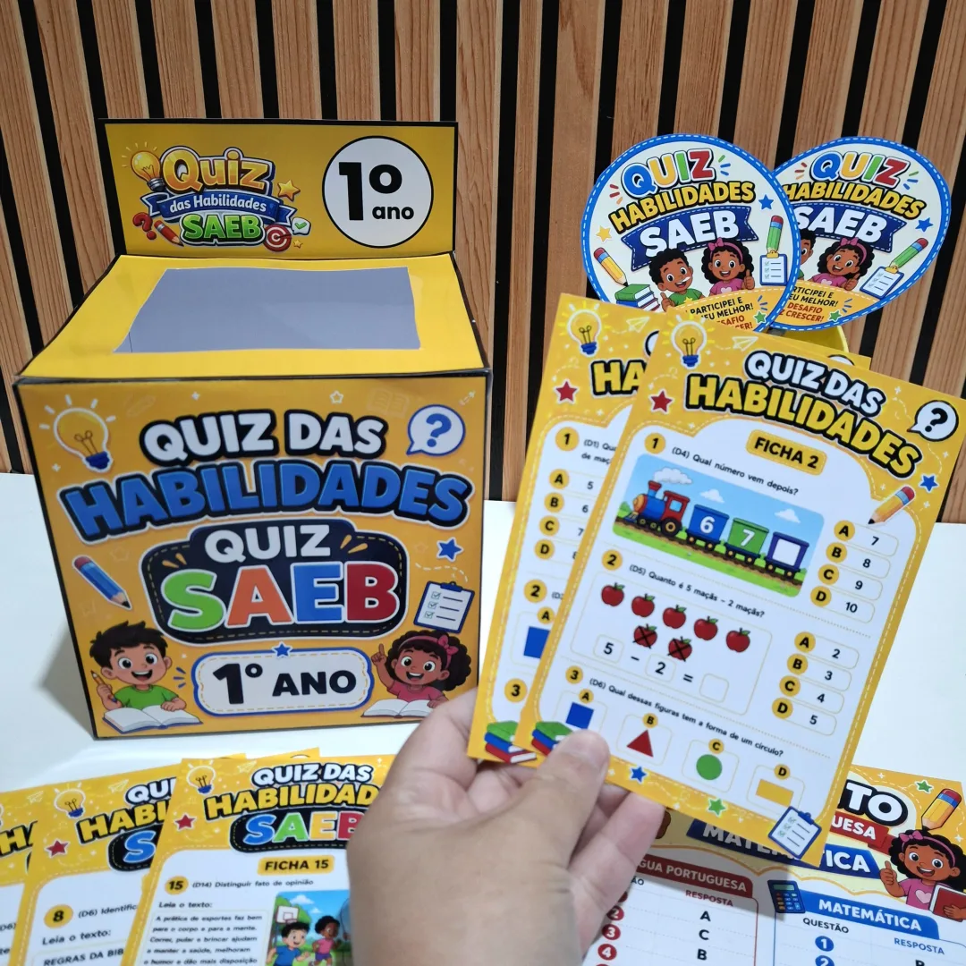 Quiz Saeb | Quiz de Habilidades 1° ano Fundamental — imagem 2