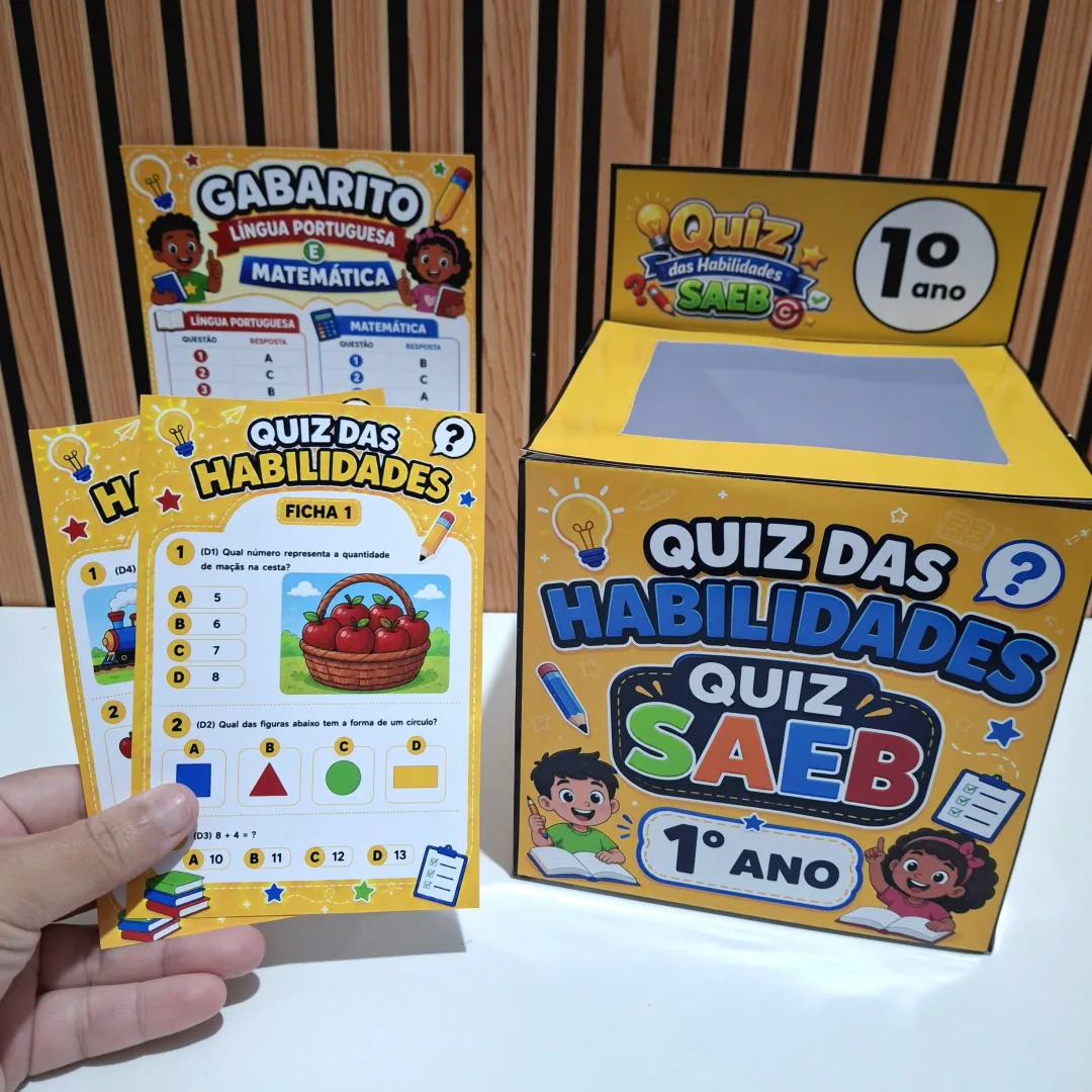 Quiz Saeb | Quiz de Habilidades 1° ano Fundamental — imagem 3