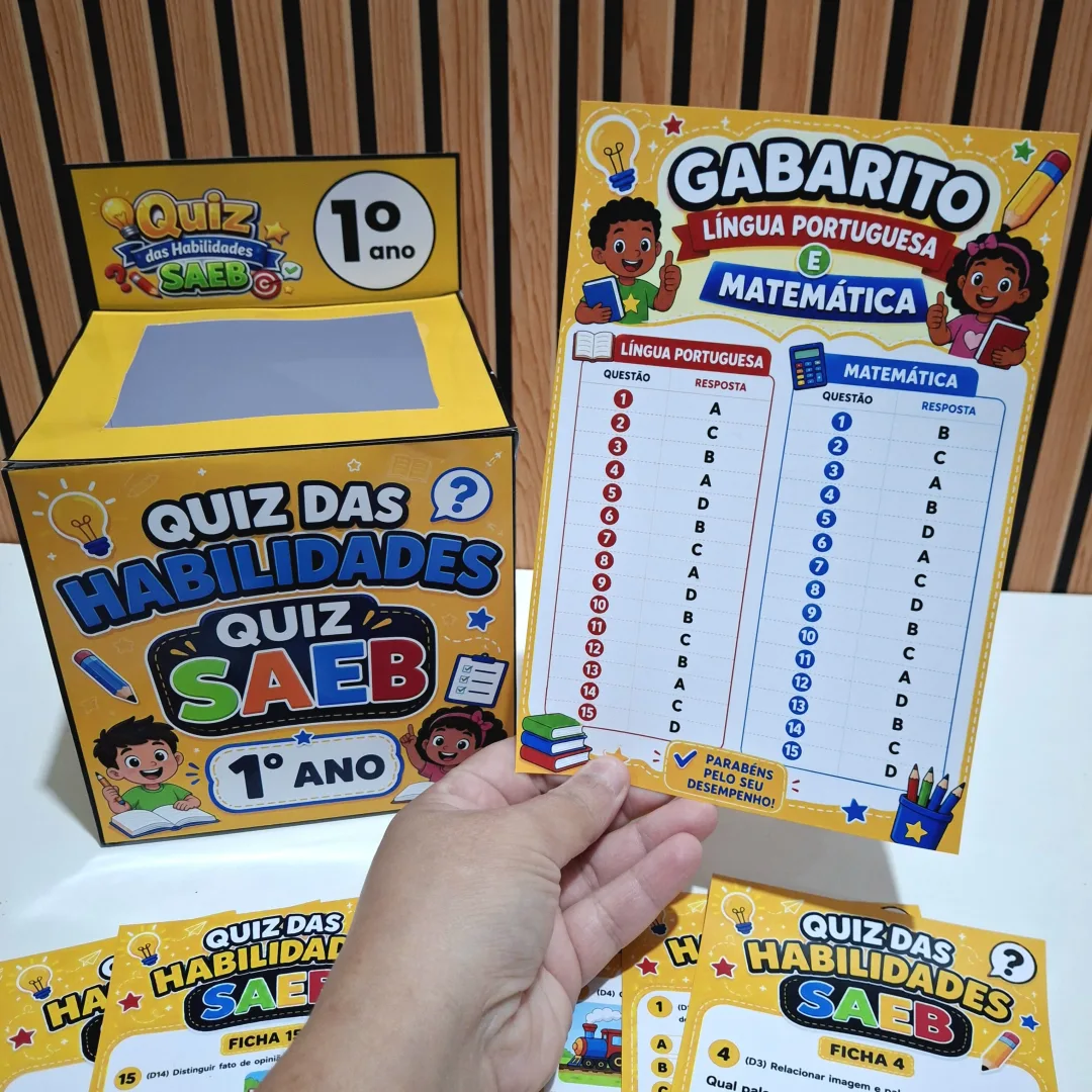 Quiz Saeb | Quiz de Habilidades 1° ano Fundamental — imagem 5