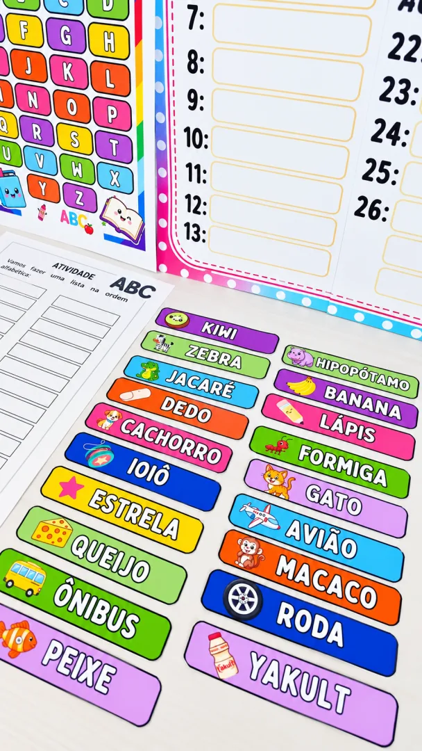 Recurso – Ordem alfabética | ABC Para Educação Infantil Ao 3º Ano Em PDF! — imagem 2