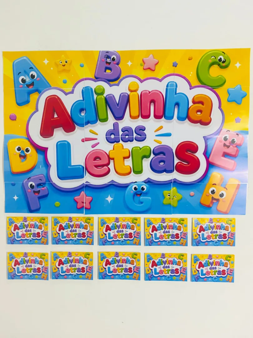 Recurso Pedagógico Adivinha das Letras BNCC PDF - Alfabetização — imagem 6