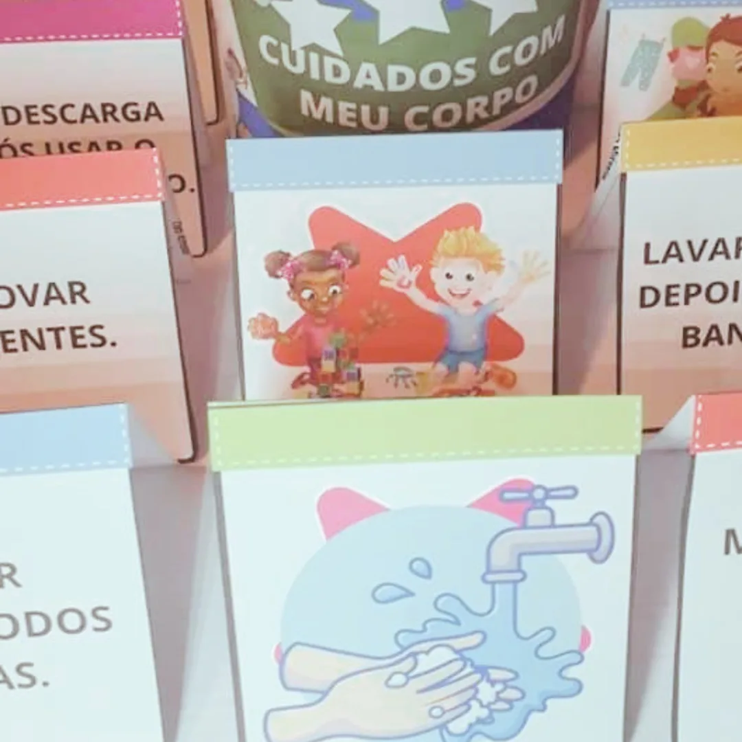 RECURSO PEDAGÓGICO: CUIDADOS COM O CORPO / HIGIENE INFANTIL — imagem 3