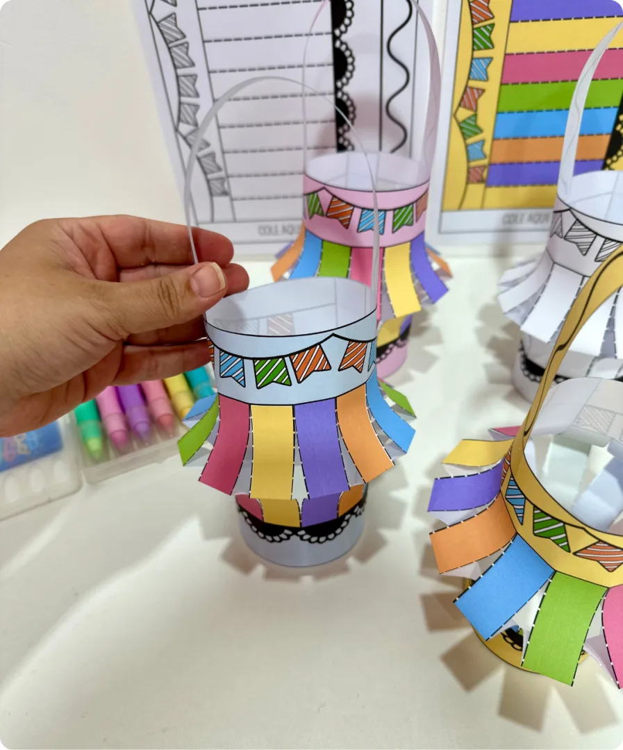 RECURSO PEDAGÓGICO FESTA JUNINA - BALÃO 3D — imagem 2