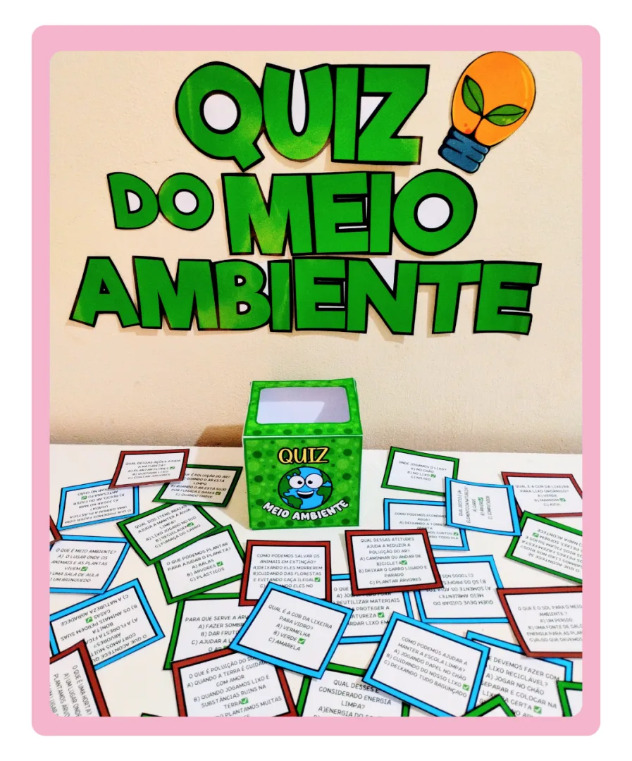 RECURSO PEDAGÓGICO MEIO AMBIENTE - QUIZ — imagem 5