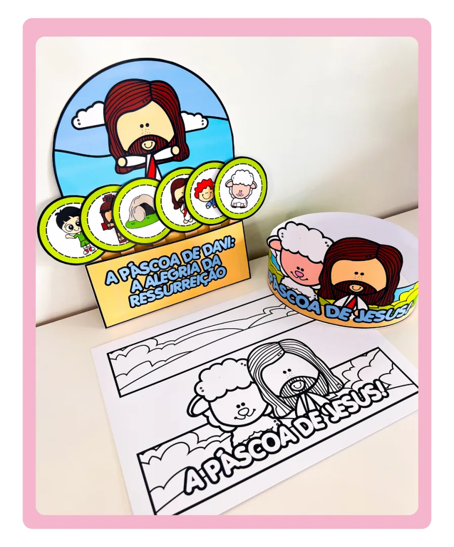 RECURSO PEDAGÓGICO PÁSCOA CRISTÃ - Luva a Páscoa de Jesus — imagem 7