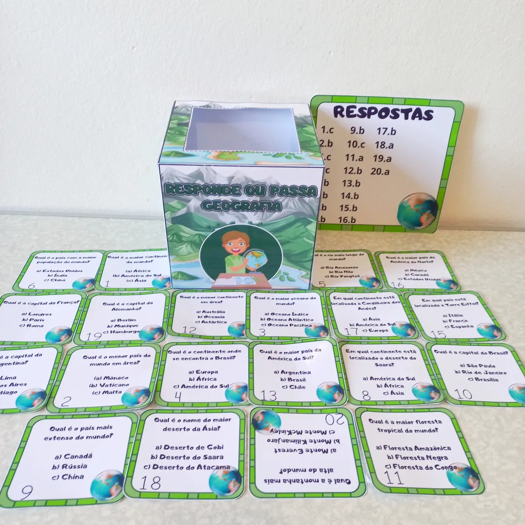 Responde ou Passa: Geografia em PDF 1º ao 6º ano — imagem 2