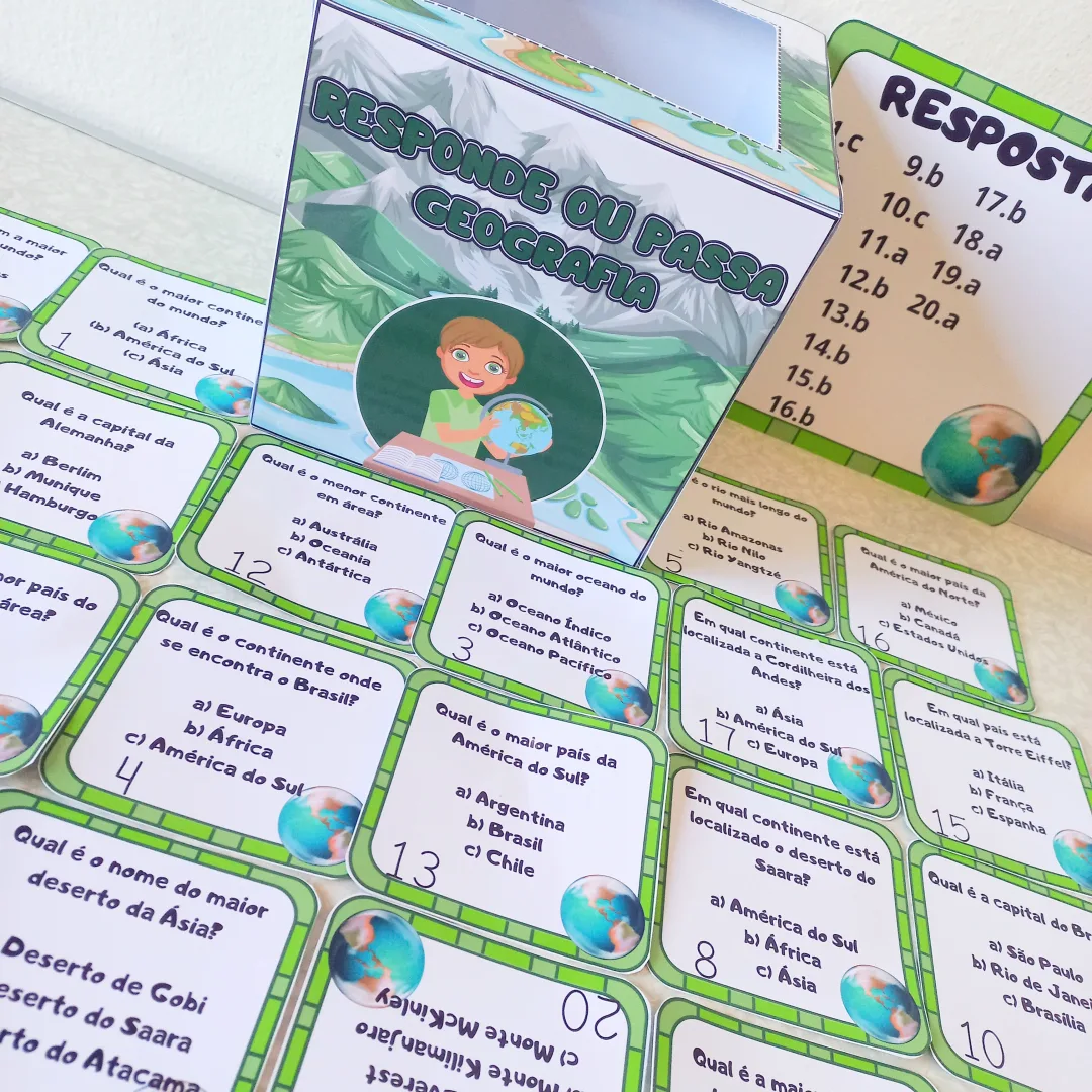 Responde ou Passa: Geografia em PDF 1º ao 6º ano — imagem 4