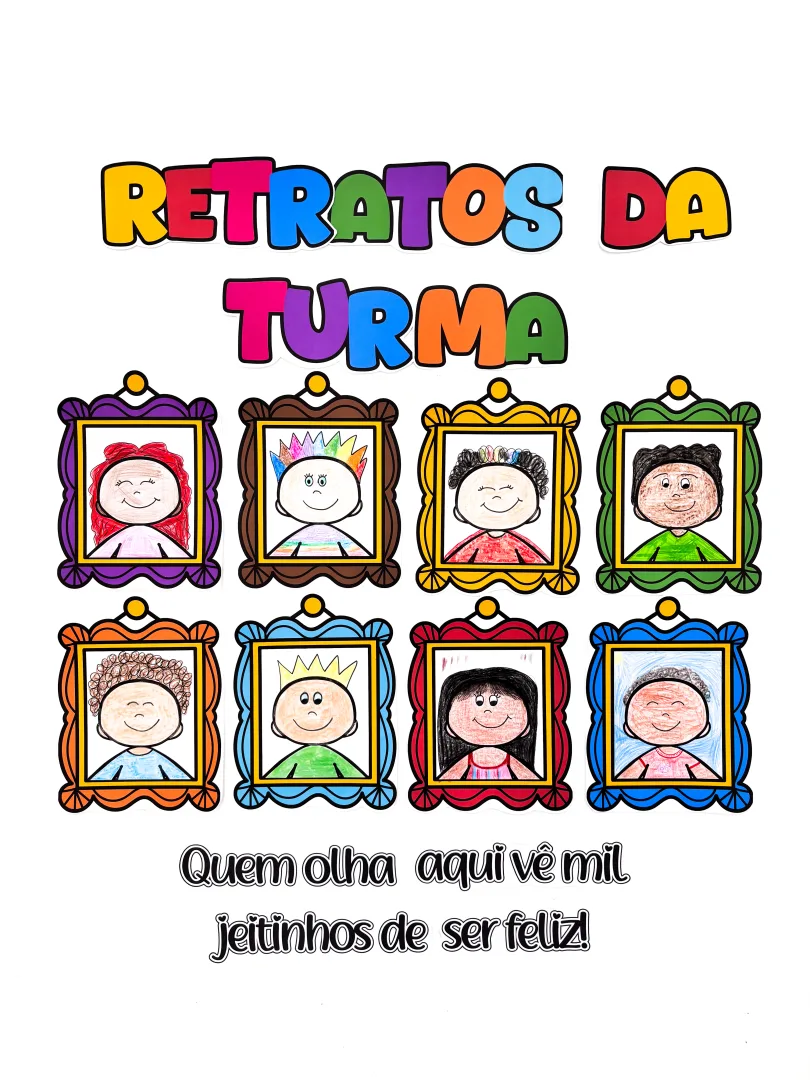 Retratos da Turma - Mural da Consciência Negra PDF para Educação Infantil — imagem 2