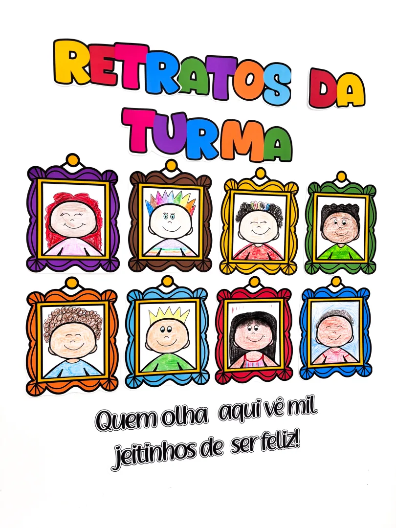 Retratos da Turma - Mural da Consciência Negra PDF para Educação Infantil — imagem 3