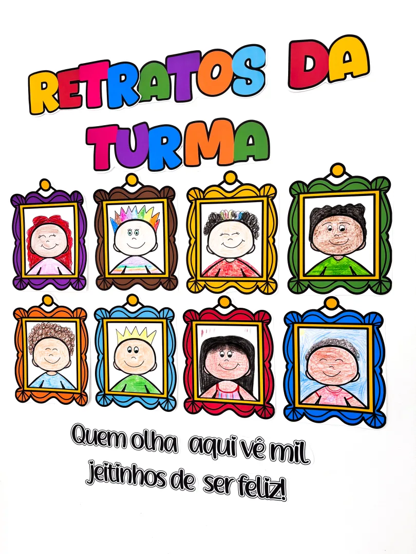Retratos da Turma - Mural da Consciência Negra PDF para Educação Infantil — imagem 4