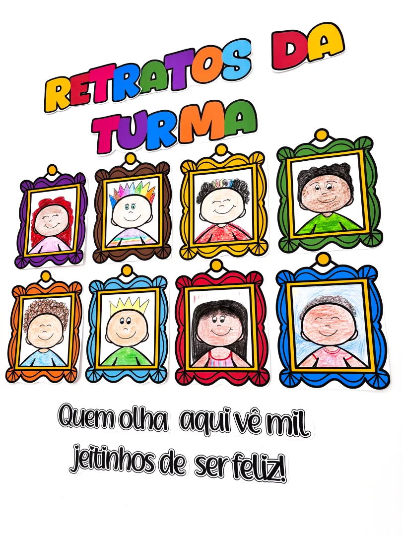 Retratos da Turma - Mural da Consciência Negra PDF para Educação Infantil — imagem 5