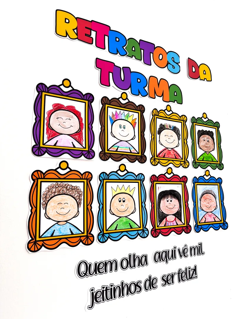 Retratos da Turma - Mural da Consciência Negra PDF para Educação Infantil — imagem 6