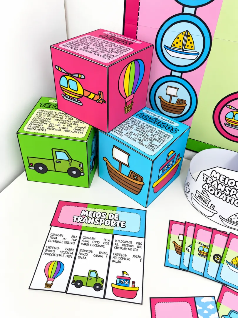 REVENDA - Kit Meios de Transporte — imagem 3