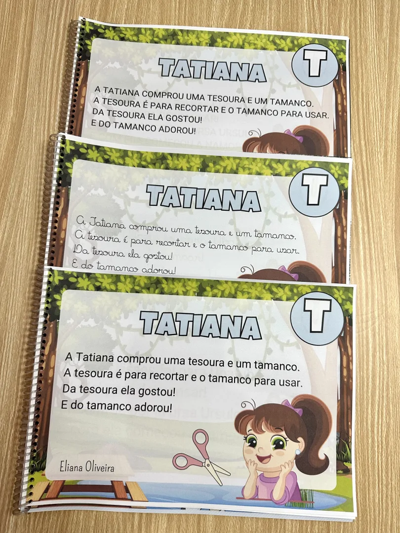 Rimas do Alfabeto — 26 Textos em Letra Cursiva e Bastão — imagem 2