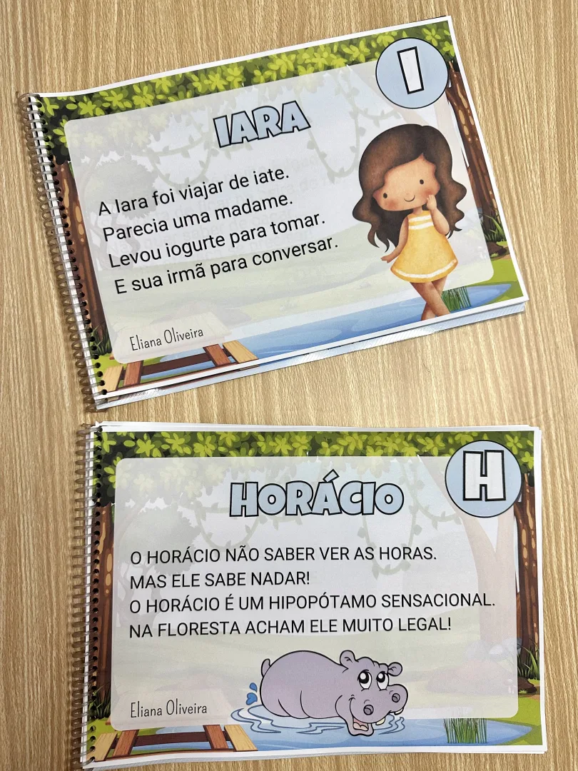 Rimas do Alfabeto — 26 Textos em Letra Cursiva e Bastão — imagem 4