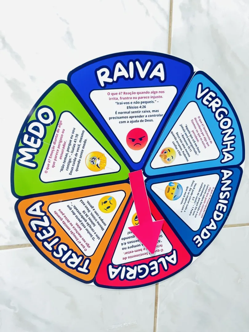 Roda Bíblica das Emoções — Pronto para Imprimir — imagem 3