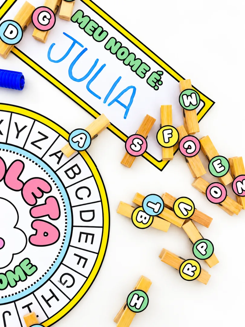 Roleta Esse É Meu Nome – Recurso Pedagógico Infantil — imagem 3