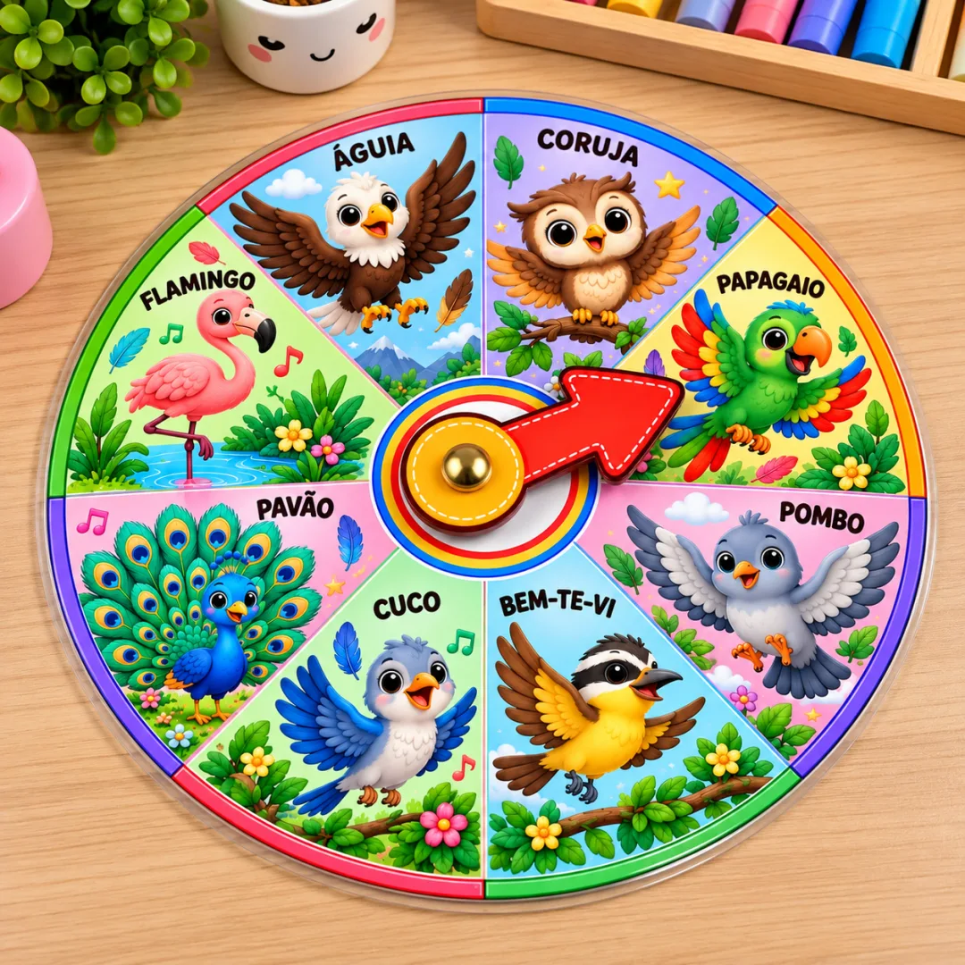 Imitando os Animais - Roleta dos Animais - Educação Infantil - Jogo — imagem 5