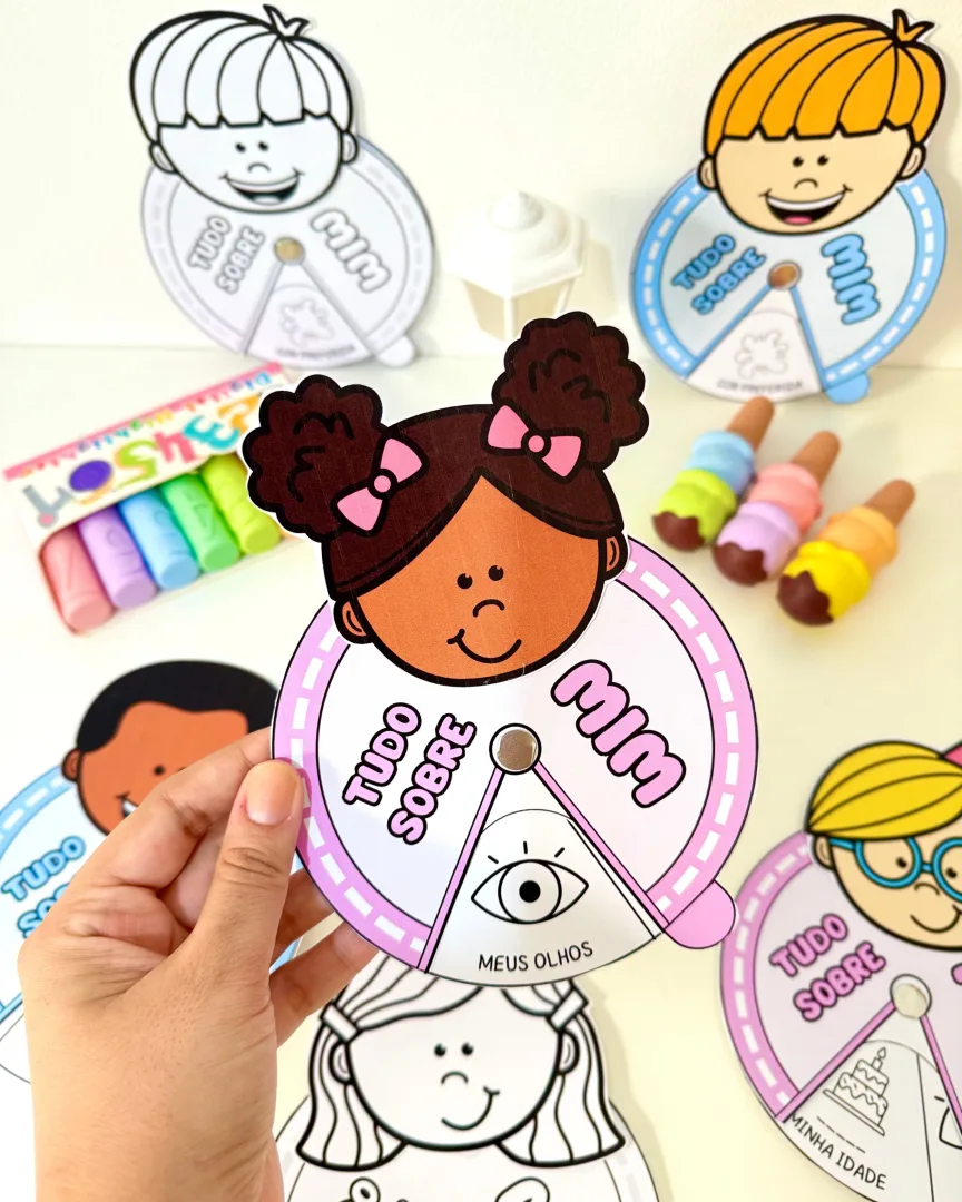 Roleta Tudo Sobre Mim para Educação Infantil e Anos Iniciais — imagem 3