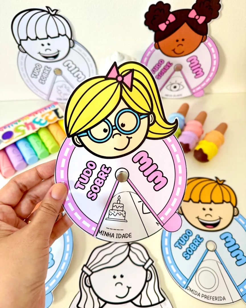 Roleta Tudo Sobre Mim para Educação Infantil e Anos Iniciais — imagem 5