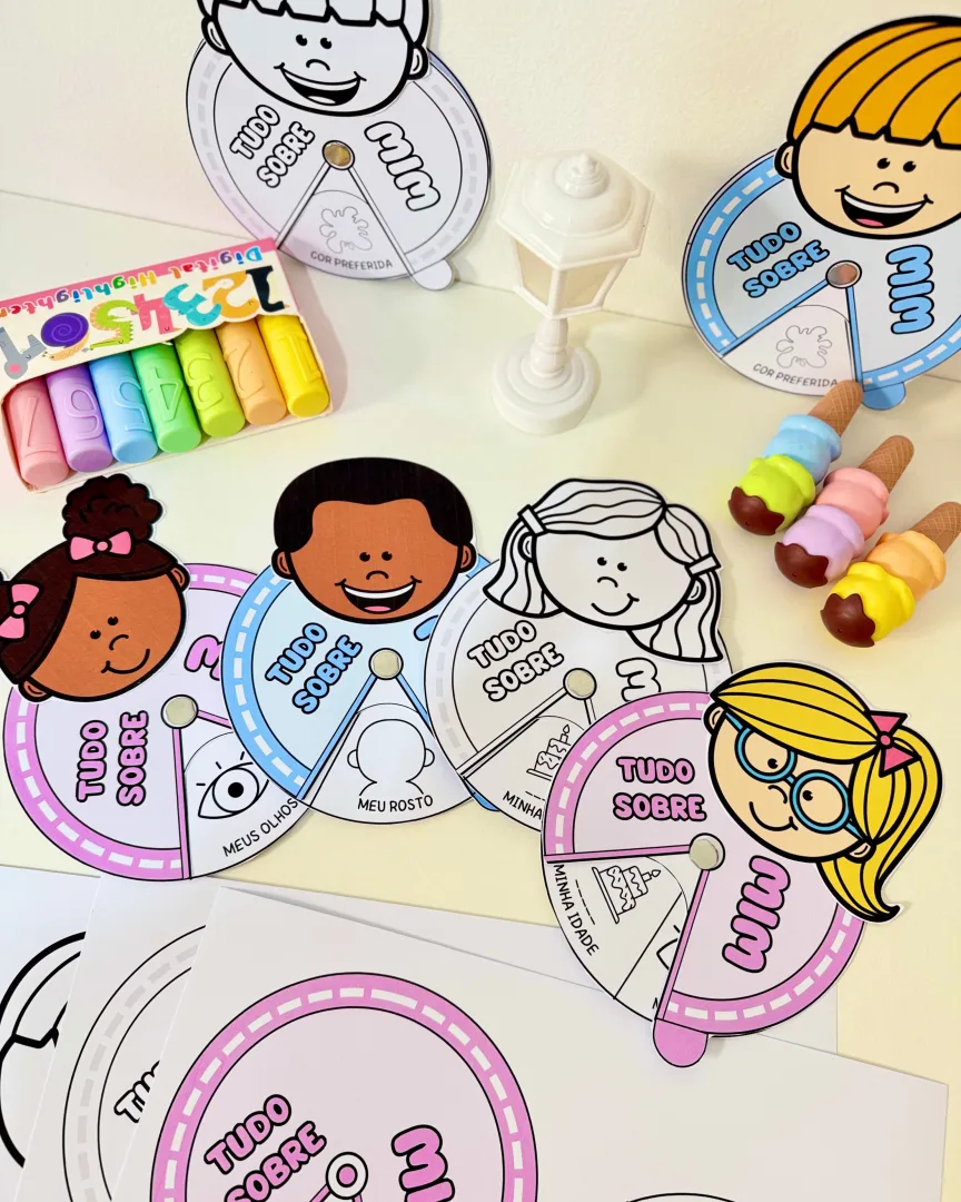 Roleta Tudo Sobre Mim para Educação Infantil e Anos Iniciais — imagem 2