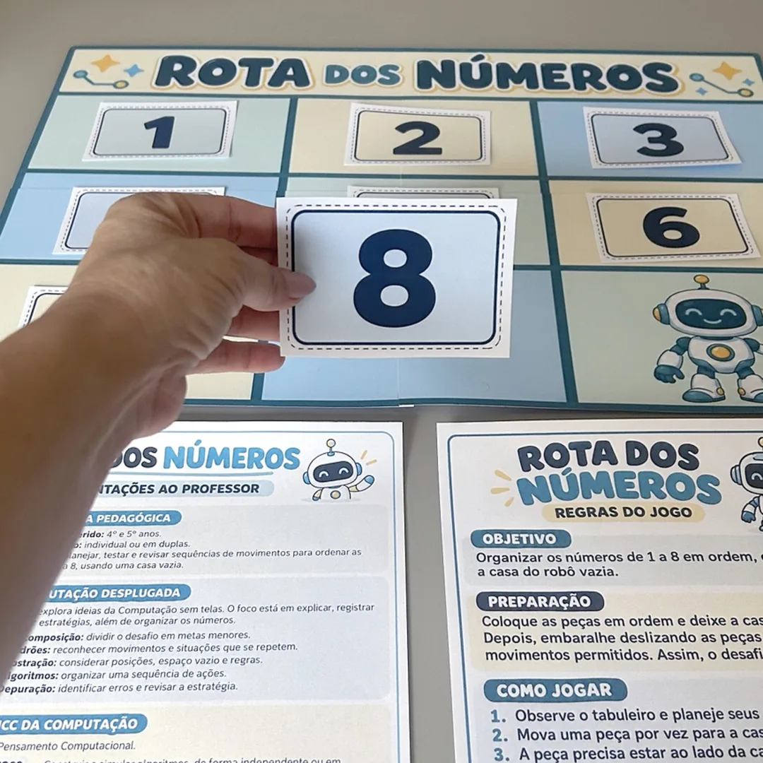 Rota dos Números - Atividade de Computação Desplugada - PDF- 4º e 5º Anos — imagem 3