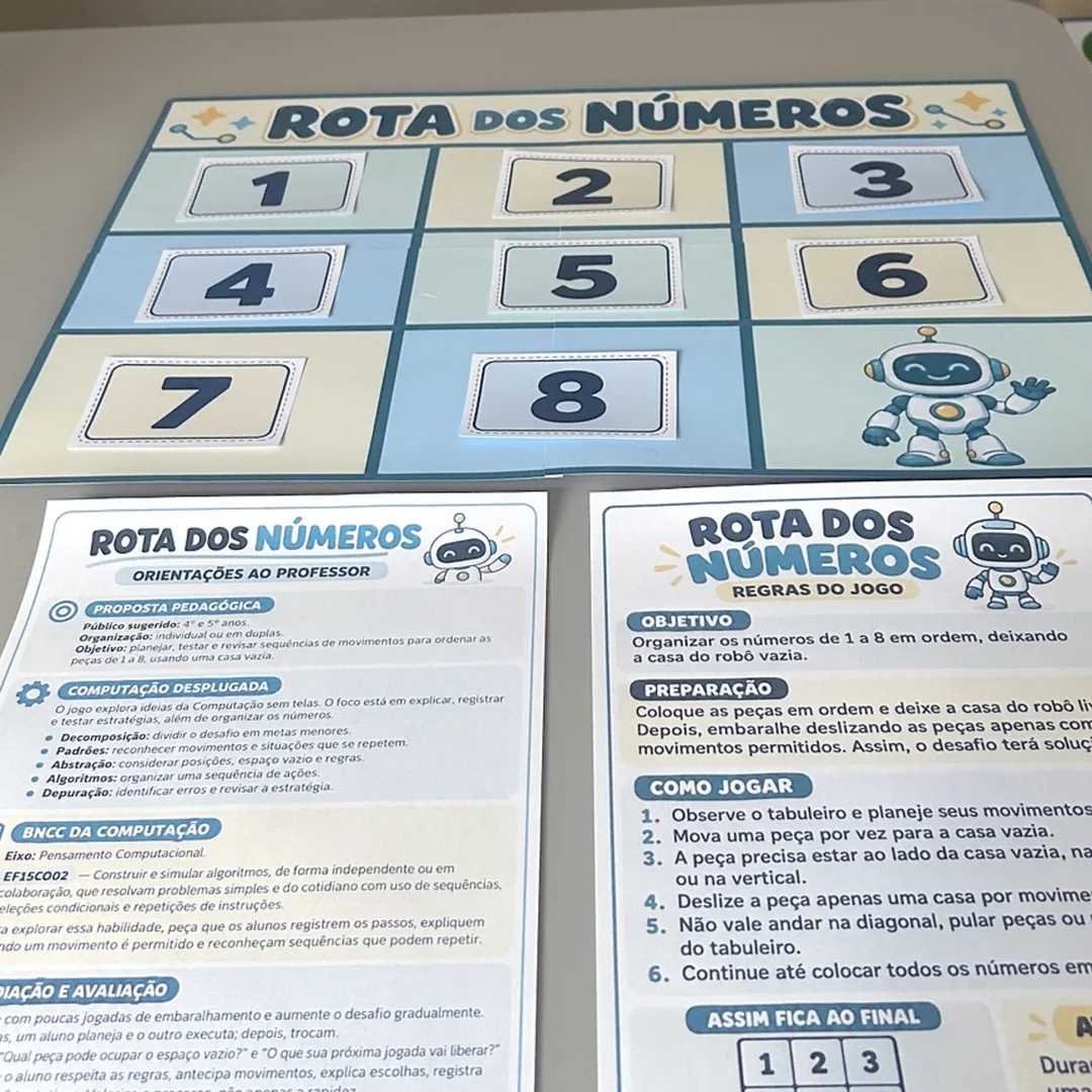 Rota dos Números - Atividade de Computação Desplugada - PDF- 4º e 5º Anos — imagem 5