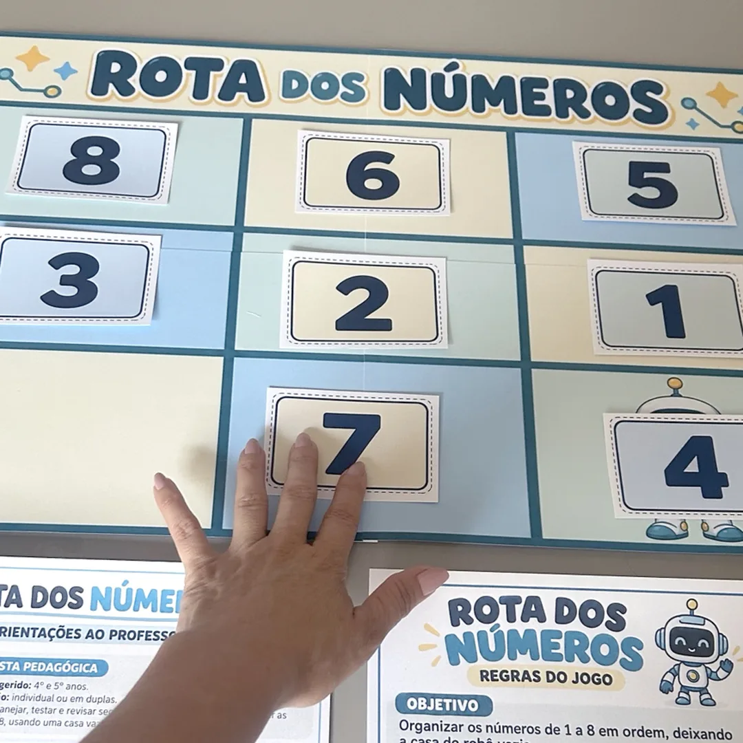 Rota dos Números - Atividade de Computação Desplugada - PDF- 4º e 5º Anos — imagem 6